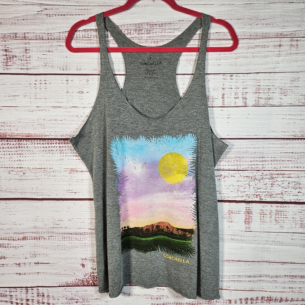Coachella festival 2015 graphic tank top